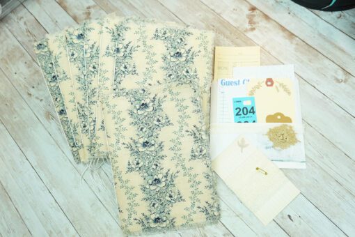 Blank Handmade Fabric Journal - Soft Blue