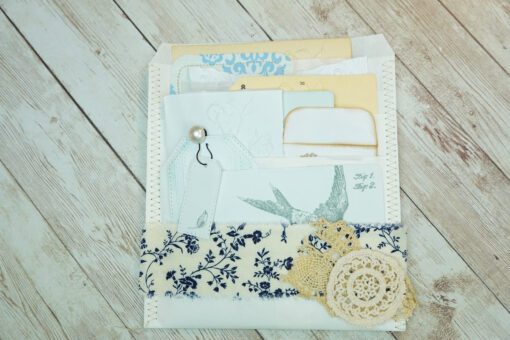 Soft Blue - Journal Ephemera Pack - Handmade Items - Image 2