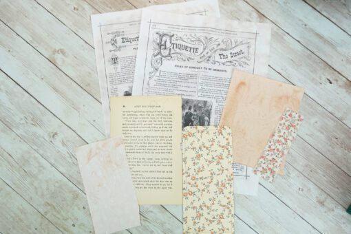 Pale Pink - Journal Ephemera Pack - Handmade Items - Image 3