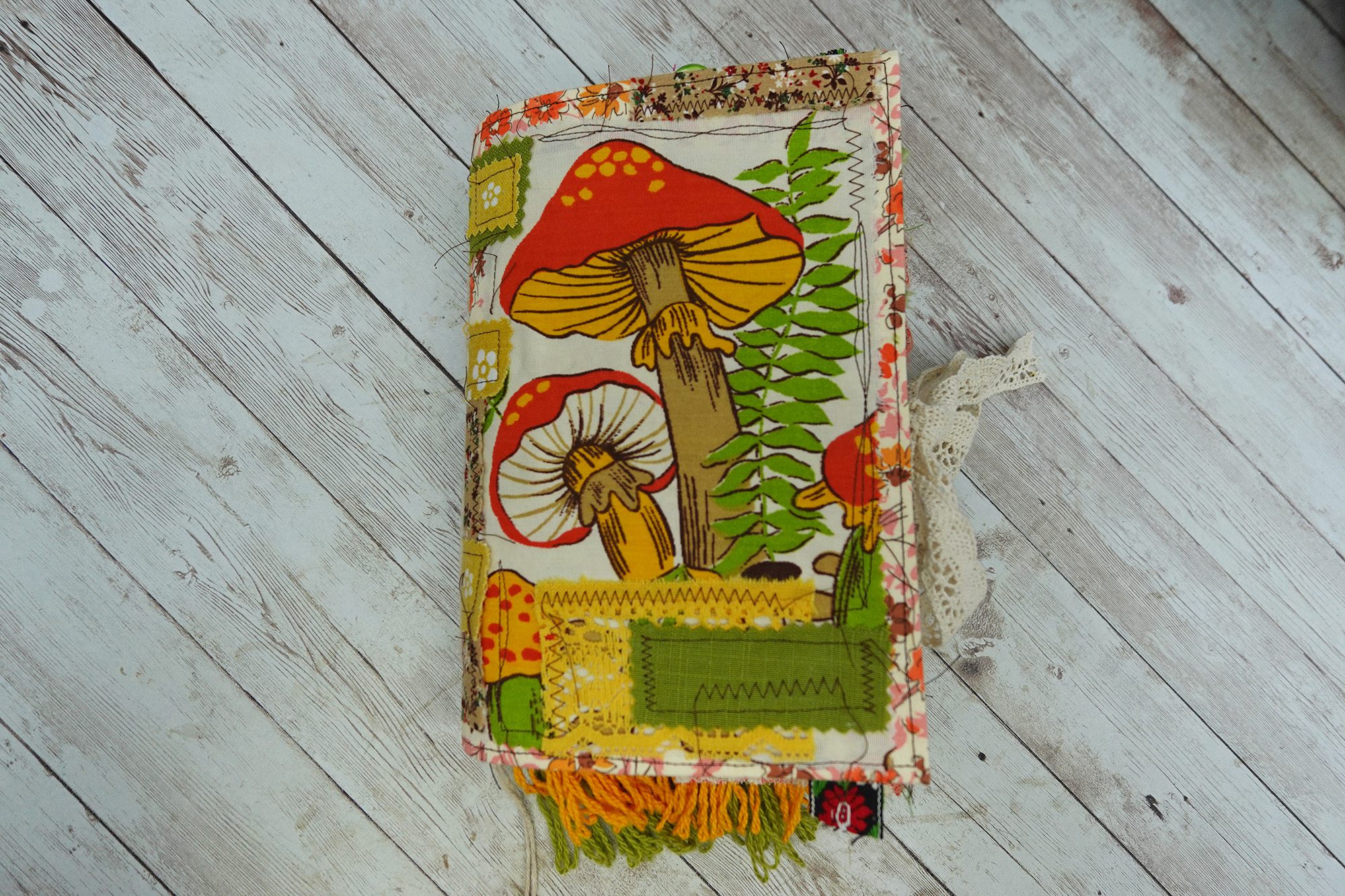 Fully Decorated Vintage Mushroom Junk Journal #1 - Image 2
