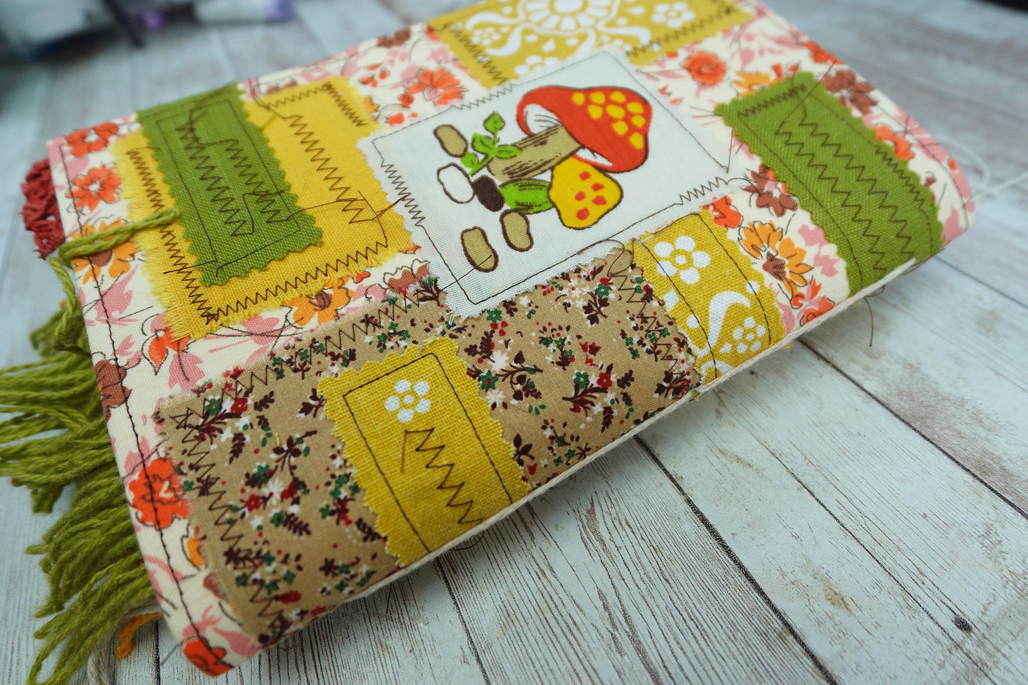 Fully Decorated Vintage Mushroom Junk Journal #1 - Image 4