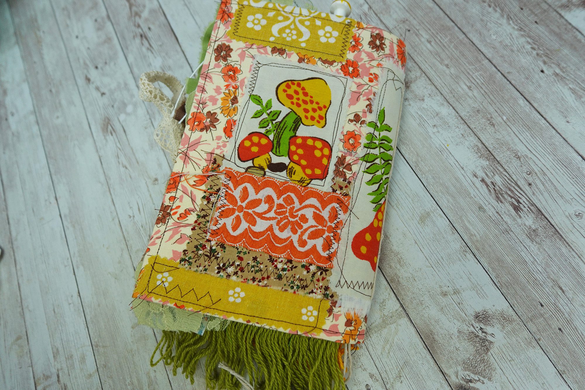 Fully Decorated Vintage Mushroom Junk Journal #2 - Image 4