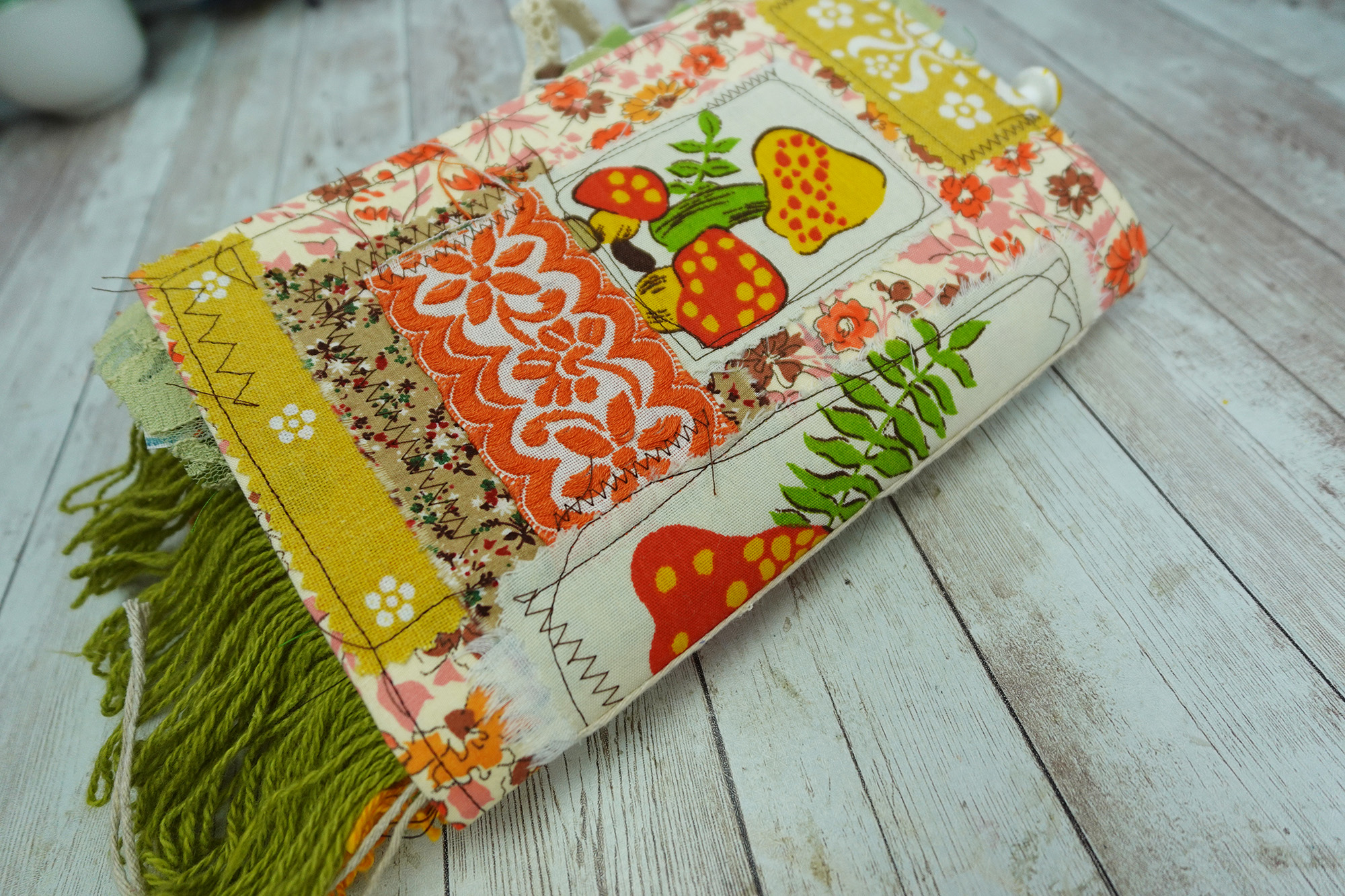 Fully Decorated Vintage Mushroom Junk Journal #2 - Image 5