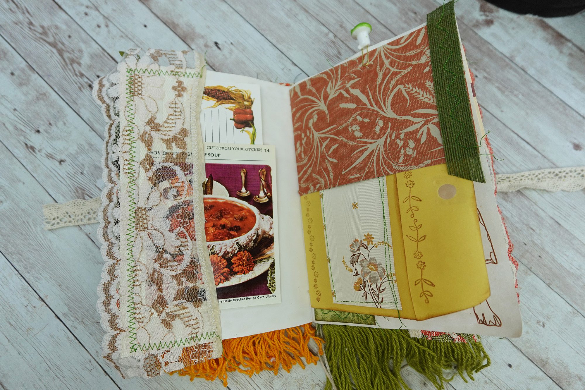 Fully Decorated Vintage Mushroom Junk Journal #2 - Image 7