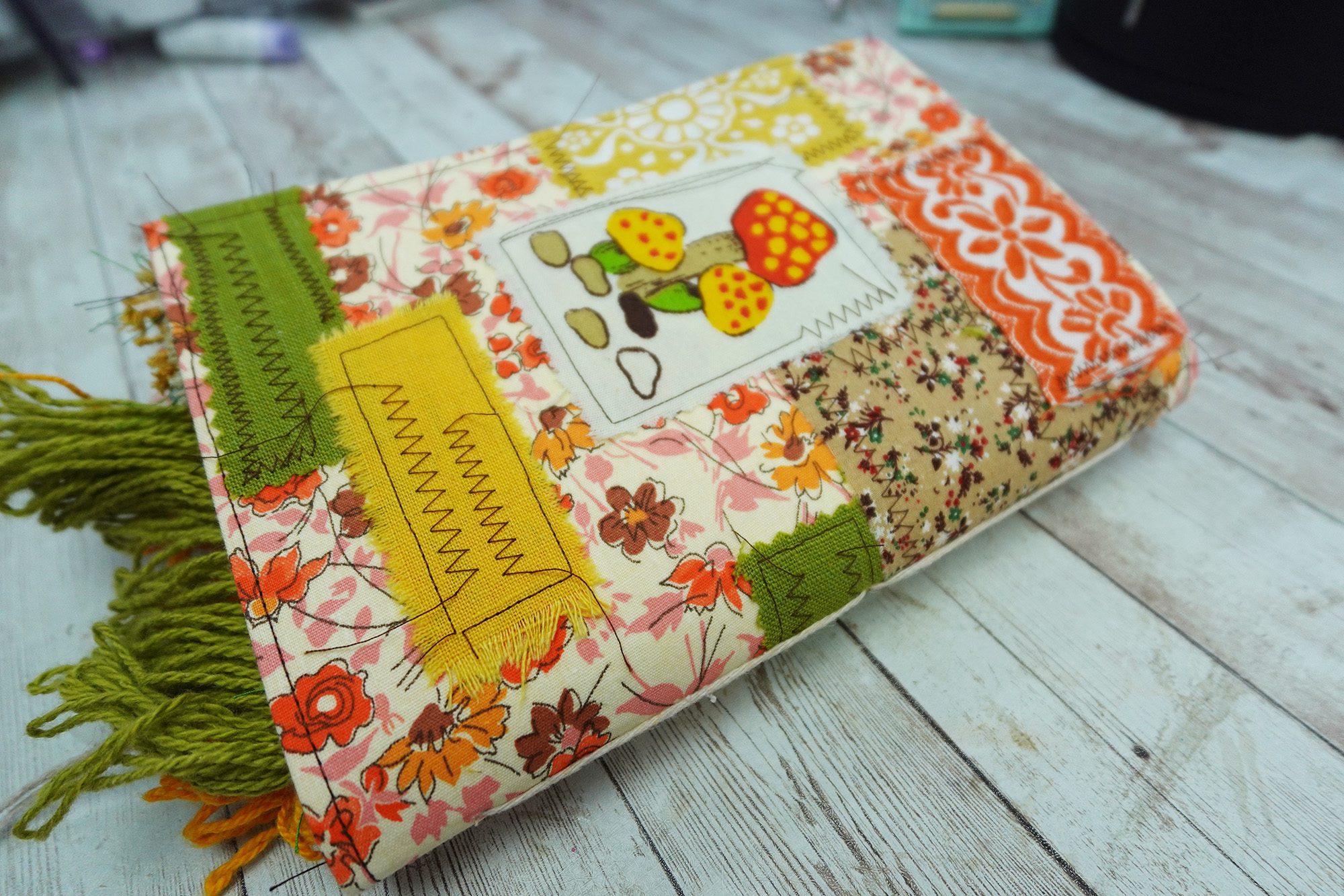 Fully Decorated Vintage Mushroom Junk Journal #3 - Image 5