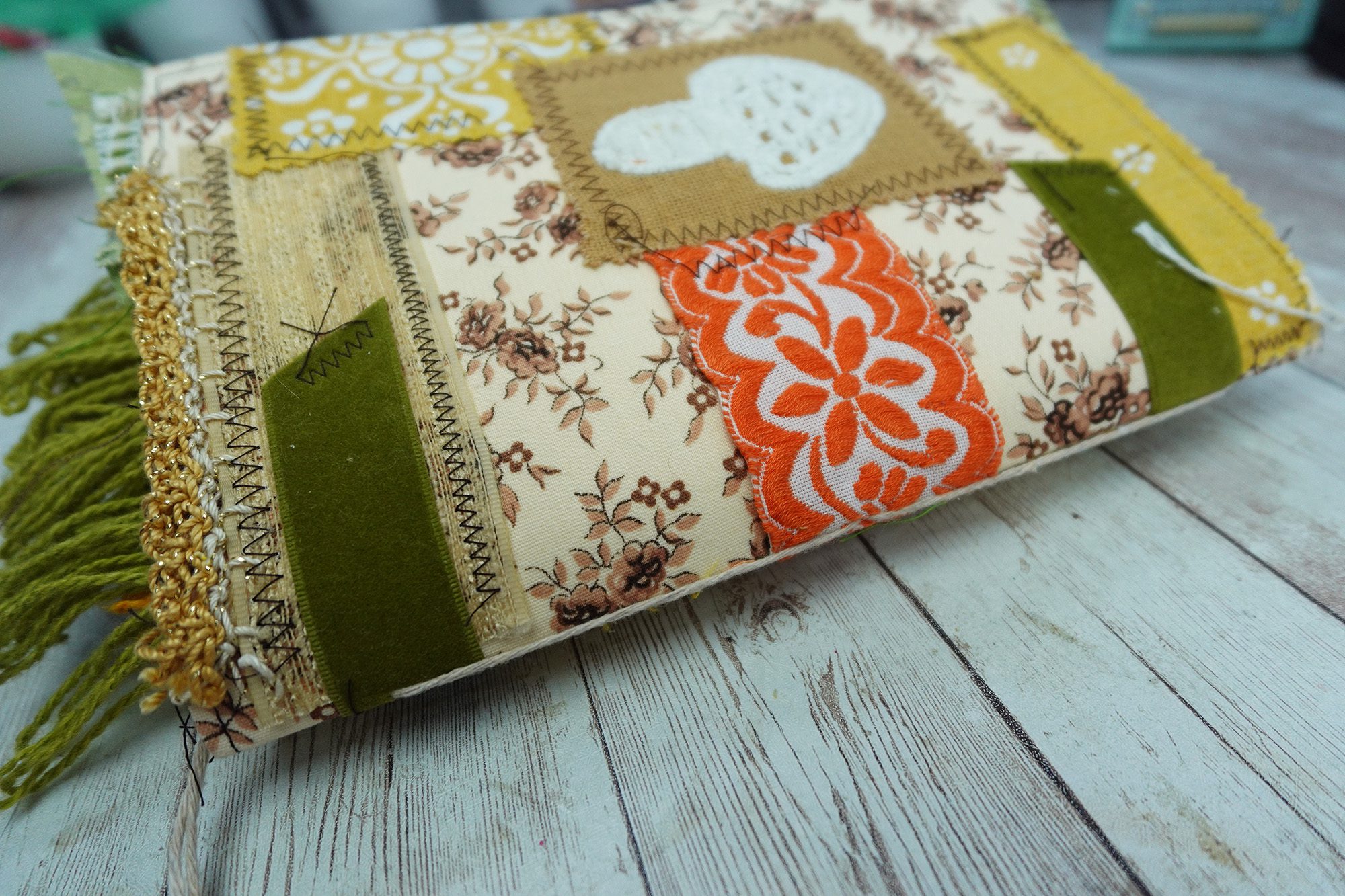 Fully Decorated Vintage Mushroom Junk Journal #4 - Image 5