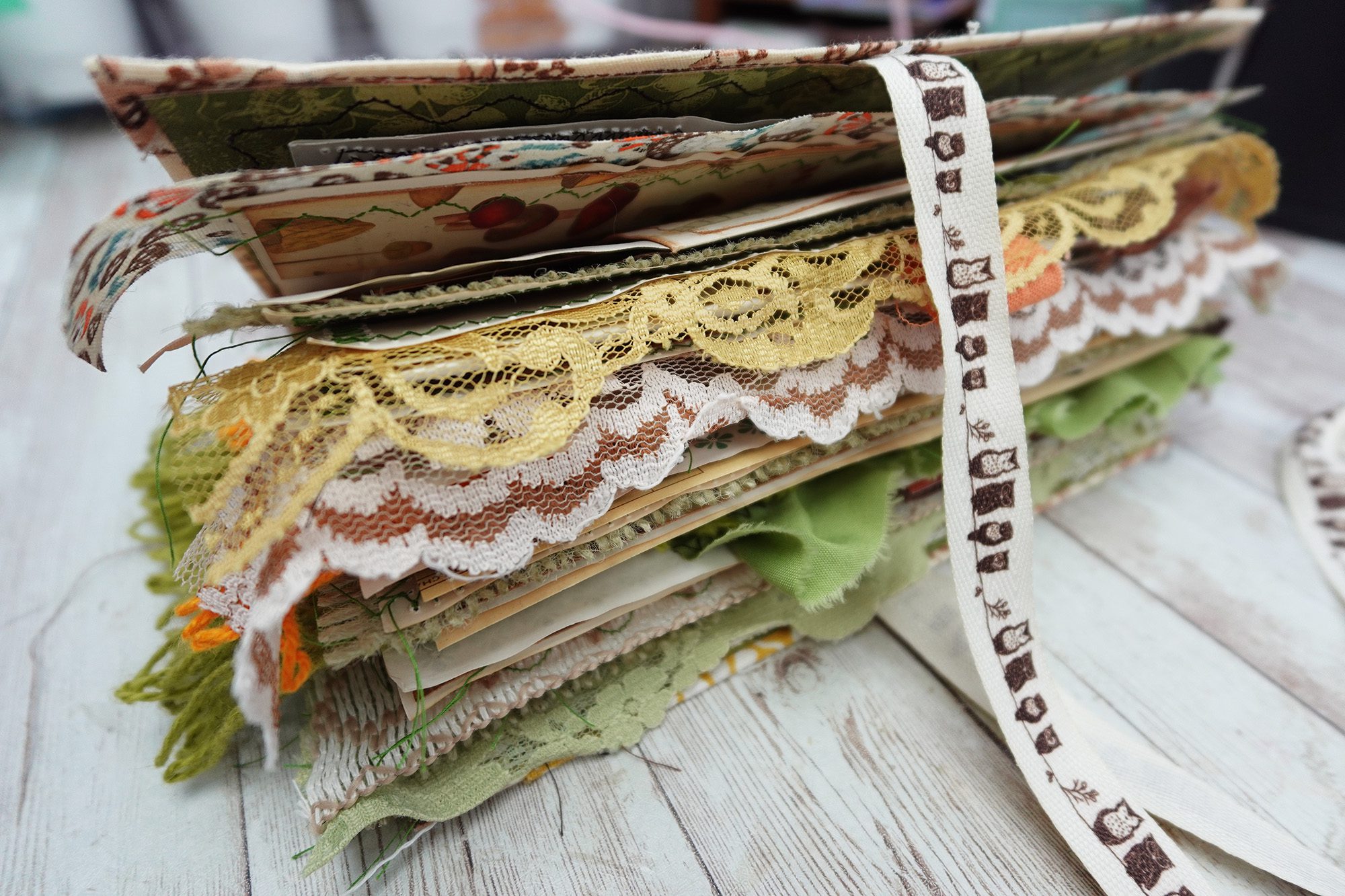 Fully Decorated Vintage Mushroom Junk Journal #4 - Image 6