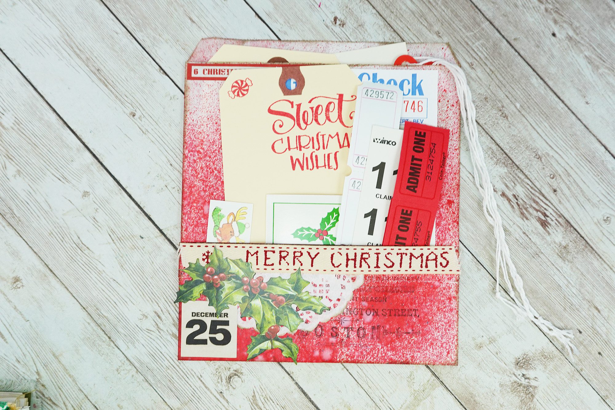 Puppy and Kitty Christmas Blank Journal - Journal B - Image 3