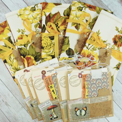 Vintage Yellow and Brown Blank Journal