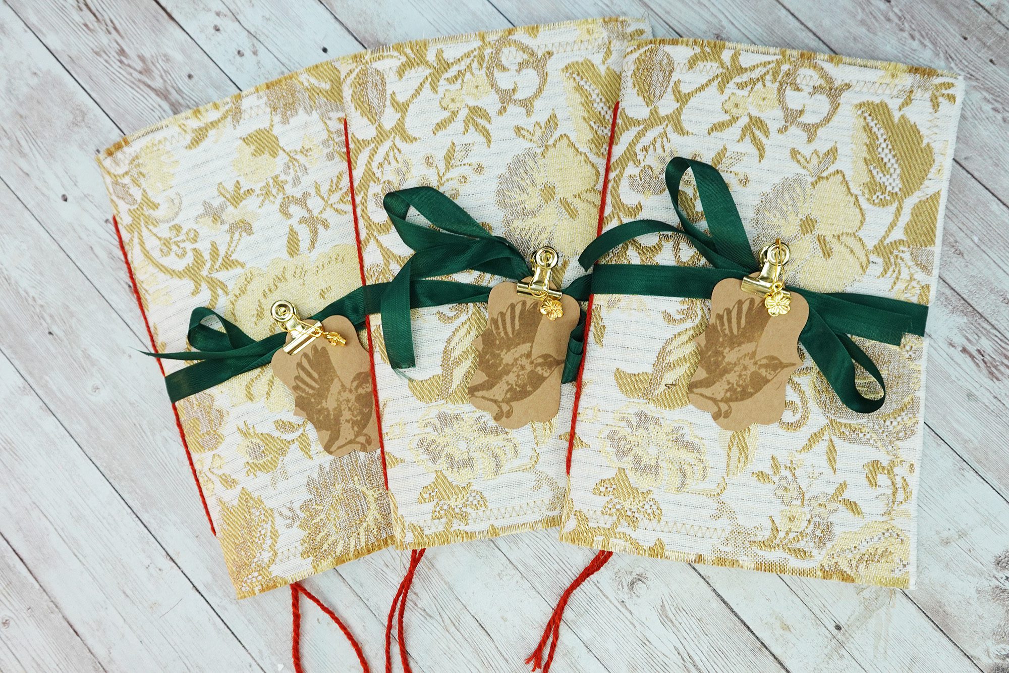 Vintage Yellow Floral Blank Journal - Image 2