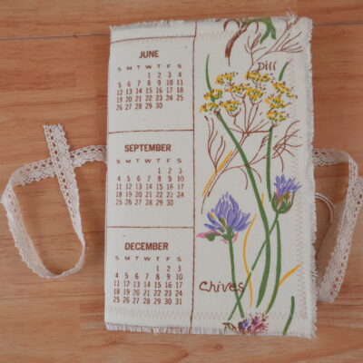 Vintage Kitchen Calendar Blank Journal - Herbs