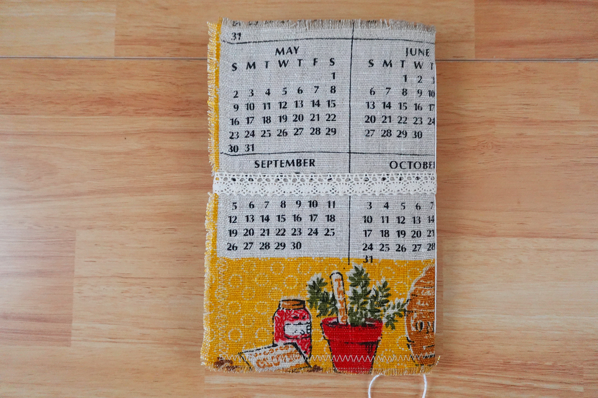Vintage Kitchen Calendar Blank Journal - 1971 - Image 6